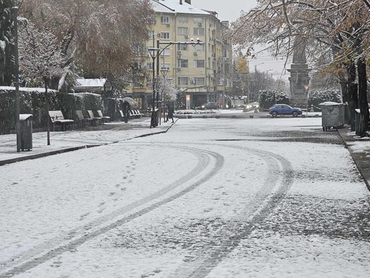 Сняг още на 12 ноември изненада София
СНИМКА: Георги Палейков