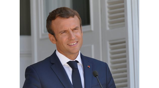 Президентът на Франция Еманюел Макрон СНИМКА: Ройтерс