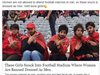 Жени се дегизираха като мъже, за да гледат мача на любимия си отбор в Иран