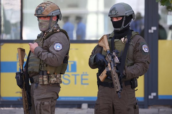 Офицери от специалните сили на Косово СНИМКА: Ройтерс