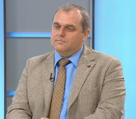 Зам.-председателят на ВМРО Искрен Веселинов КАДЪР: БНТ