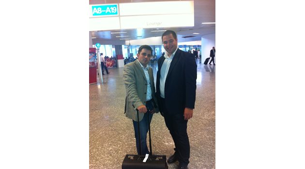 Йордан Моллов (вляво) и Кирил Джабаров често пътували в чужбина.

СНИМКА: ФЕЙСБУК