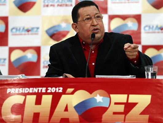 Венецуелският президент Уго Чавес
Снимка Ройтерс