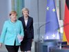 Меркел и Мей се споразумяха за „разумен и организиран“ брекзит (снимки)
