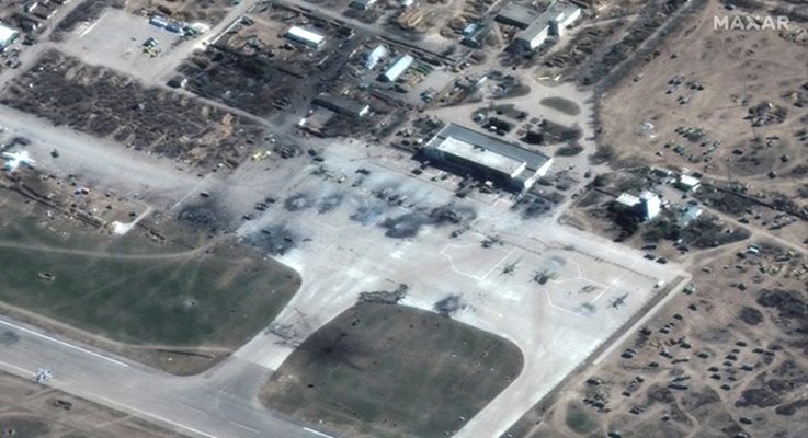 Сателитни снимки на Херсон след изтеглянето на руснаците