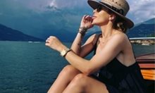 Мика Стоичкова на почивка на езерото Комо в Италия