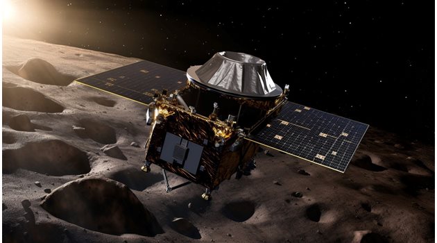 Апаратът OSIRIS-REx прелея 6,21 млрд. км, за да донесе невредими пробите от астероида Bennu.
СНИМКА: НАСА