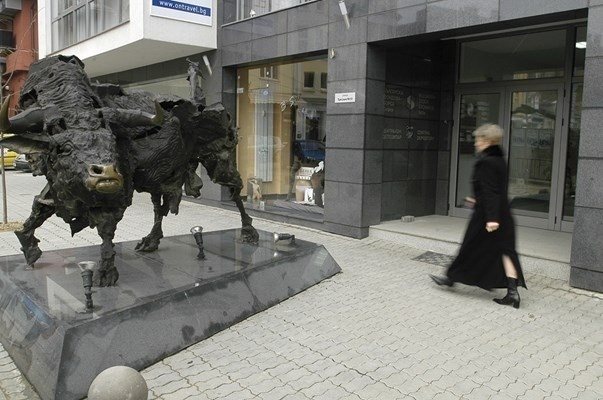 Българската фондовата борса днес падна с 1,81 на сто