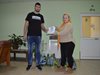 Щастливец, спасил кръста във Вършец, дари наградата си на Център за настаняване от семеен тип