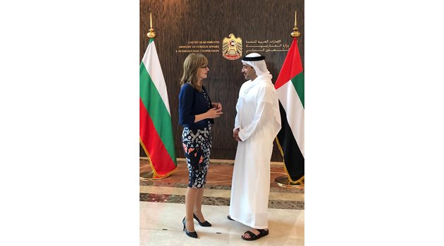 Отварянето на посолство тук е знак за приятелство, заяви шейх Абдула бин Зайед ал Нахаян министър на външните работи на ОАЕ.