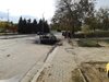 Кола с газова уредба се взриви до мола във Велико Търново