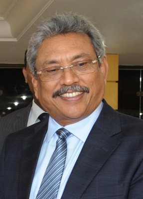 Президентът на Шри Ланка Готабая Раджапакса