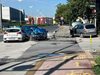 Две коли се помляха на прав участък и без да има трафик до панаира в Пловдив