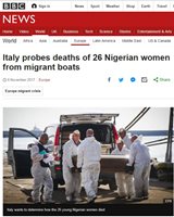 26 тела на изнасилени тийнейджърки изплуваха край Италия