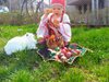 Цвета, която е почти на 2 годинки, пази традицията на Великден в Русе