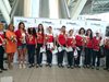 Момичетата от ансамбъла по художествена гимнастика заминаха за Рио