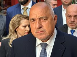 Лидерът на ГЕРБ Бойко Борисов в Пловдив