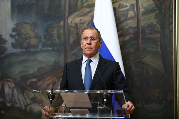 Руският външен министър Сергей Лавров СНИМКА: Ройтерс