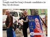 Жените кандидати на изборите в Ирак на 12 май са поели по труден път