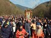 Монаси от Бачковския манастир изнасят чудотворната икона до Клувията
