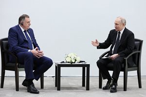 Милорад Додик към Путин: Няма да въведем санкции срещу Русия