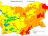 Червен индекс за опасност от пожари в 7 области днес