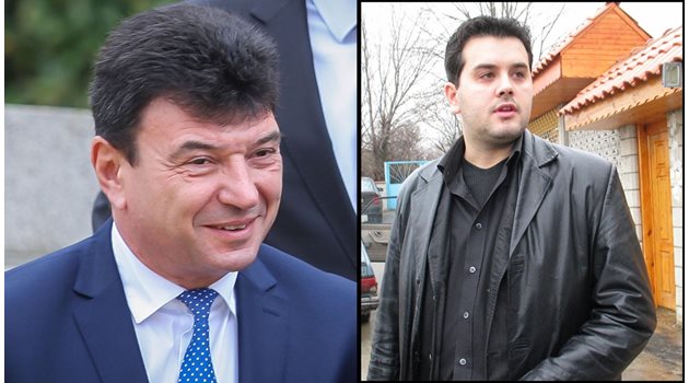 Бившият депутат от ГЕРБ Живко Мартинов Суджука (вляво) и застреляният бизнесмен Борислав Манджуков.