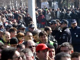 Полицейският протест достигна до Народното събрание