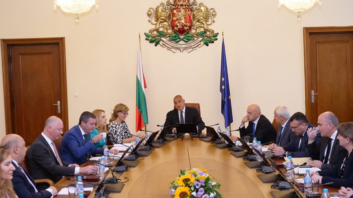 Бойко Борисов в Министерския съвет СНИМКИ: Йордан Симеонов