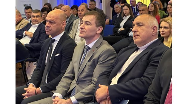 Лидерът на ГЕРБ Бойко Борисов е в Пловдив за конференциця на ЕНП по земеделската политика.