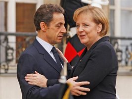Меркел и Саркози се споразумяха тайно за общ кандидат за президент на ЕС, но германски дипломат ги издаде неволно.
СНИМКА: РОЙТЕРС