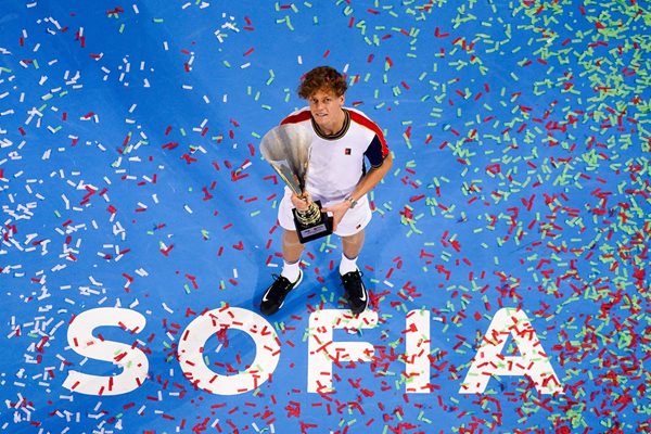 Яник Синер е шампион на Sofia Open. Снимка: LAP.BG