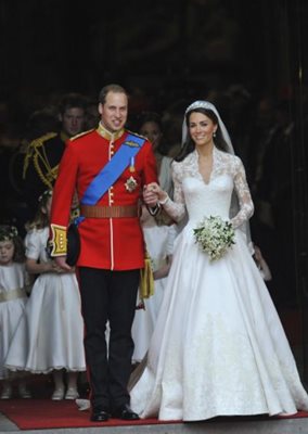 Кейт Мидълтън и принц Уилям се женят Снимка: Ройтерс