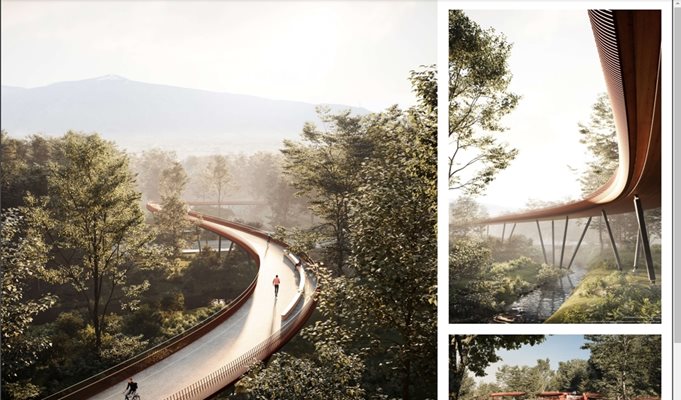 Чехи спечелиха конкурса за втори мост в Южния парк в София