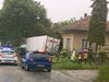 200 лева глоба за камиона, който се вряза в къща в село Баница