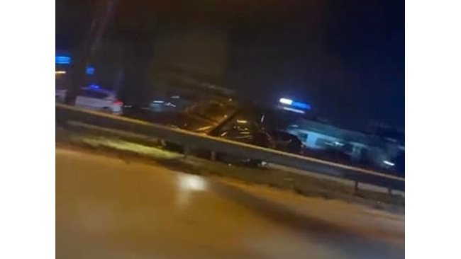 Severe accident on the Ring Road in Sofia – the car on pate (Photos)