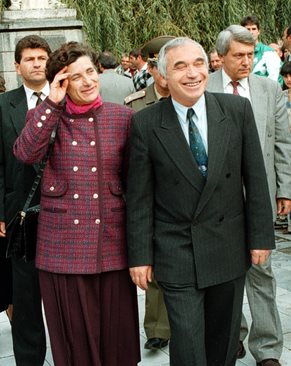 Президентското семейство Мария и Желю Желеви