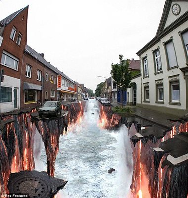 Невероятен 3D Street Art - ГАЛЕРИЯ