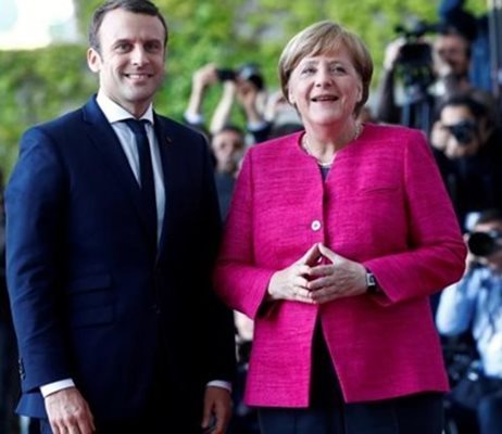 Лидерите на двете най-големи сили в ЕС - Франция и Германия СНИМКА: Ройтерс/Архив