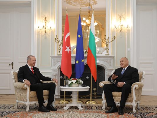 Ердоган и Борисов поговориха насаме преди вечерята