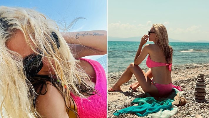Мария Игнатова и Нойзи се усамотиха на плажа
