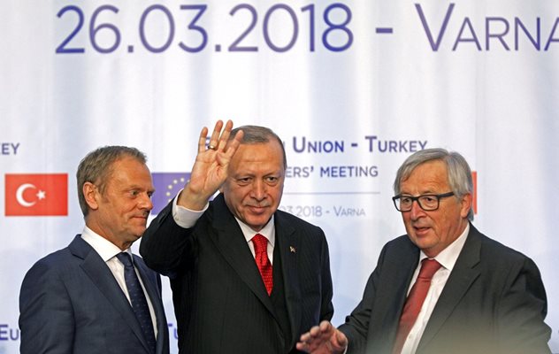 Туск, Ердоган и Юнкер