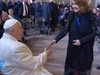 Авторите на българския павилион на Венецианското биенале се срещнаха с Папа Франциск