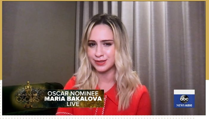 Мария Бакалова говори за емоциите си около "Оскар" в "Добро утро, Америка" (Видео)
