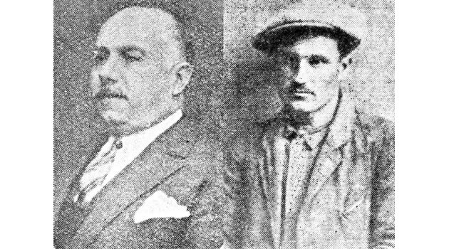 КЪСМЕТЛИИ: Жорж Ксантополус (вдясно) и Глеридис се измъкват благополучно от България след провала в организацията.