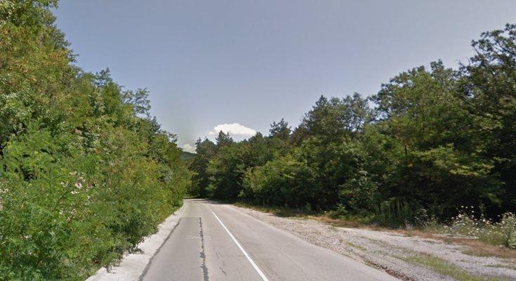 Пътят Шумен - Карнобат СНИМКА: Google Street View