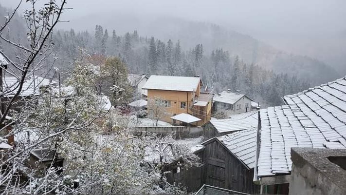 Пейзажът в с. Манастир е зимен. Снимка: Дима Шопова