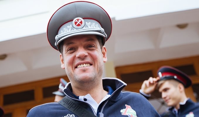 Пламен Константинов при назначението си през 2016 г. Снимка: сайт на "Локомотив"