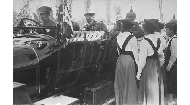 Посрещане на кайзер Вилхелм ІІ
