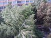 Две дъги над Благоевград след ураган и дъжд